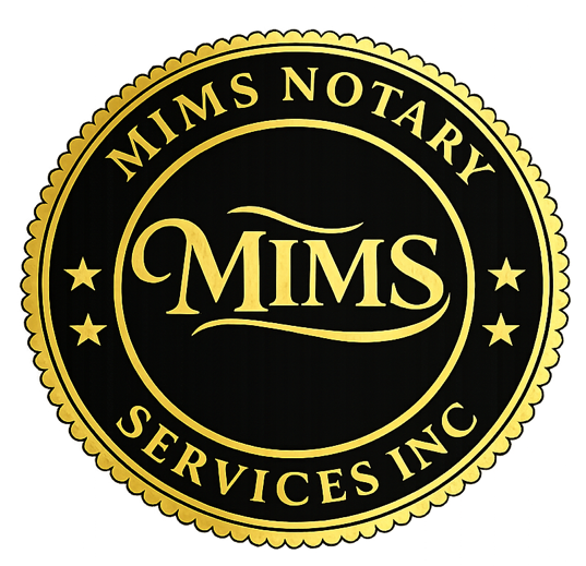 Charles Mims Jr Notary Services logo